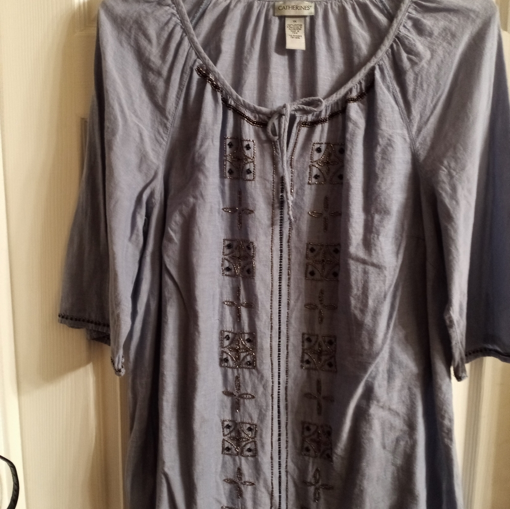 Catherine plus size top size 1X